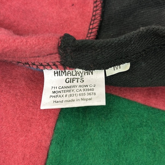 Himalayan Gifts Patchwork Zip-Up Hoodie Size Medium - Picture 11 of 15